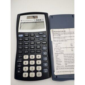 Texas Instruments TI30XIIS Scientific Calculator Dark Blue Black